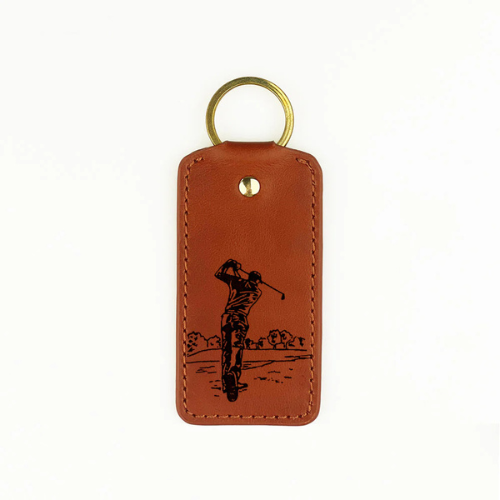 Selbrae House – Golf Leather Keyring