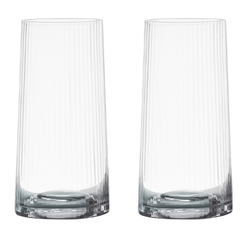 Set of 2 Empire Clear Highball Tumblers - Image 5