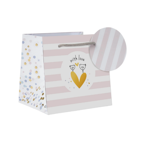 Belly Button – Signature Birds and Hearts Mug Bag