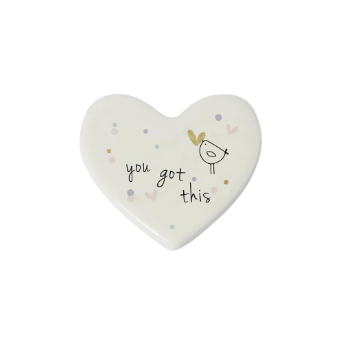 Belly Button – You Got This Slim Heart Token - Jaro Design Studio - 1 Belly Button – You Got This Slim Heart Token