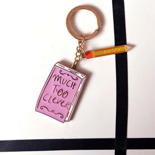 Small Talk - 'Much too clever, for anyone's good' House Of Disaster Keyring