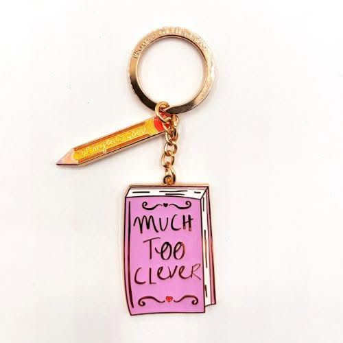 Small Talk - 'Much too clever, for anyone's good' House Of Disaster Keyring - Image 6