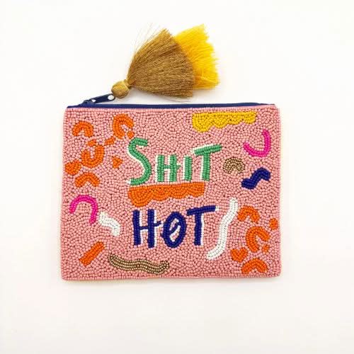 Small Talk – Shit Hot House Of Disaster Velvet Purse - Image 2