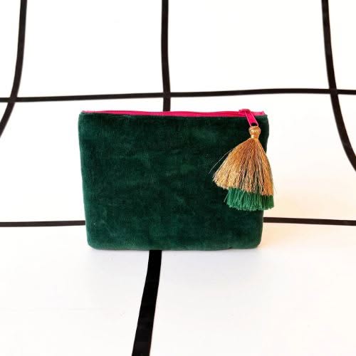 Small Talk - Somewhat Sweary House Of Disaster Velvet Purse - Jaro Design Studio - 2 Small Talk - Somewhat Sweary House Of Disaster Velvet Purse - Image 2