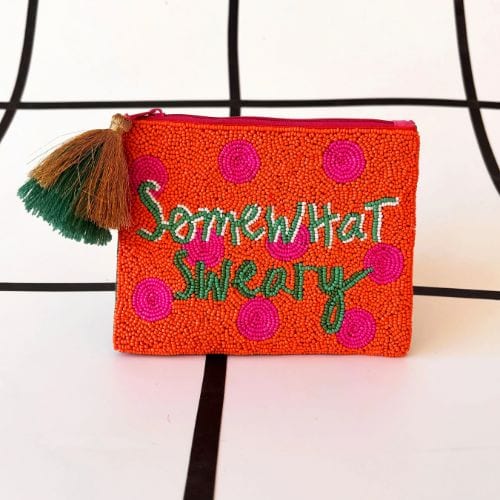 Small Talk - Somewhat Sweary House Of Disaster Velvet Purse