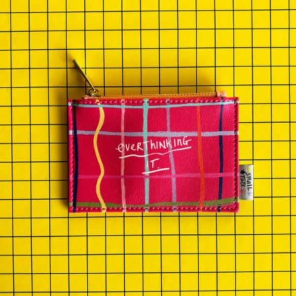 Small Talk Zip Purse 'Overthinking It' - House Of Disaster - Jaro Design Studio - 1