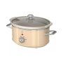 Swan 6.5L Slow Cooker Retro - Cream