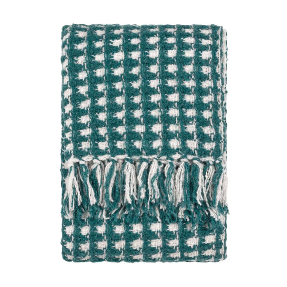Furn Toasty Blue Throw - Teal - Jaro Design Studio - 1 Furn Toasty Blue Throw - Teal