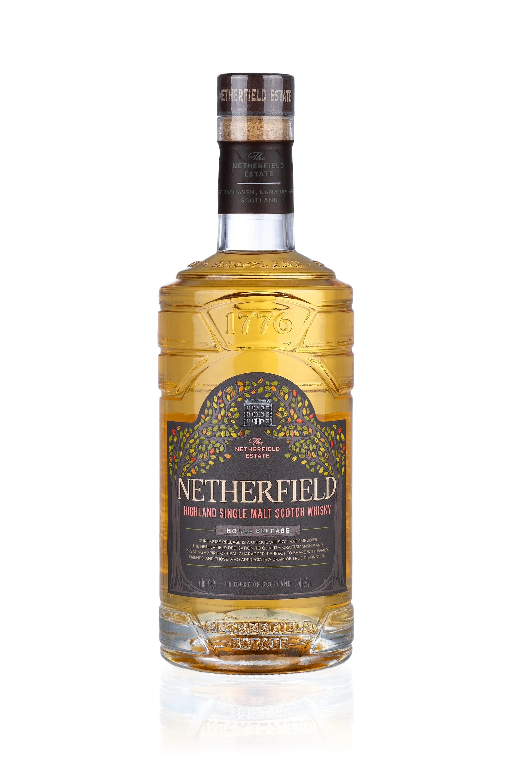 The Netherfield Estate, Netherfield Highland Single Malt Scotch Whisky - House Release - Jaro Design Studio - 1 The Netherfield Estate, Netherfield Highland Single Malt Scotch Whisky - House Release