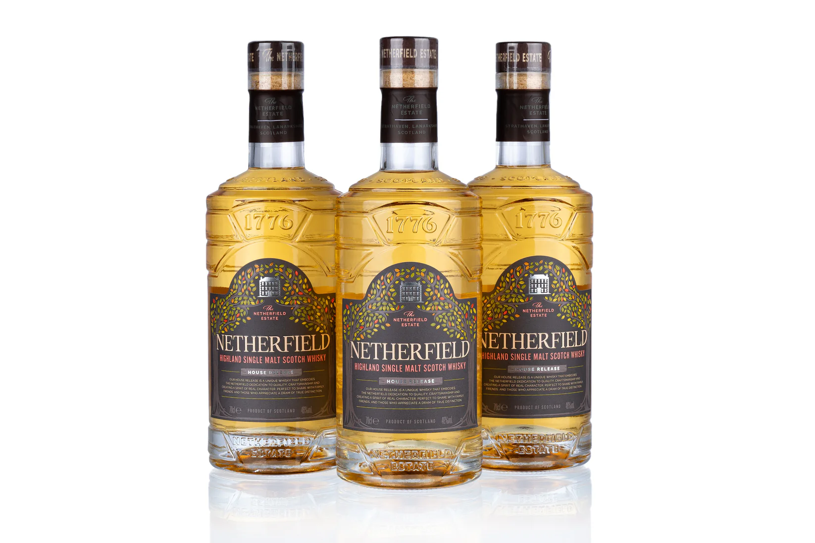 The Netherfield Estate, Netherfield Highland Single Malt Scotch Whisky - House Release - Jaro Design Studio - 2 The Netherfield Estate, Netherfield Highland Single Malt Scotch Whisky - House Release - Image 2