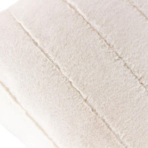 Paoletti, Empress Faux Fur Cushion Cream - 55x55 - Jaro Design Studio - 2