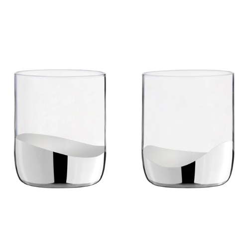 Set of 2 Wave DOF Tumblers Silver - Image 6