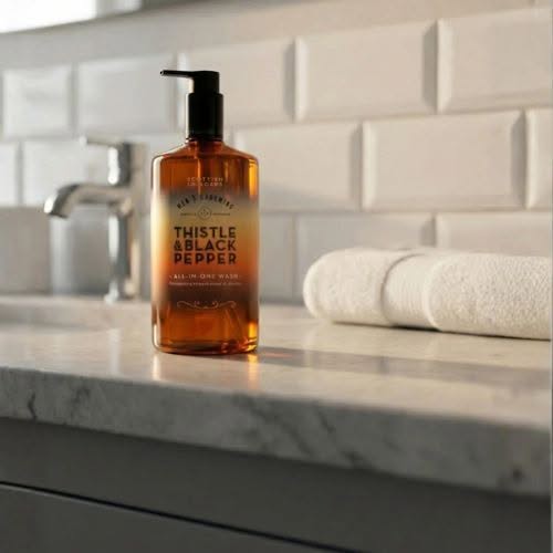 Scottish Fine Soaps, Thistle and Black Pepper All In 1 Wash - Image 2