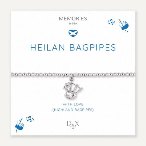 Memories Bagpipes Bracelet - Heilan Bagpipes!