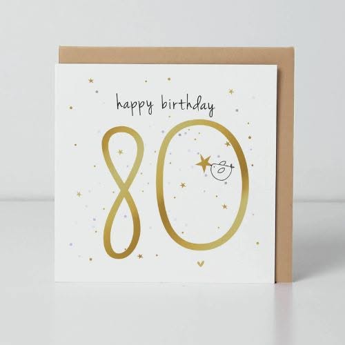 Belly Button Designs, Birdie - 80th Birthday