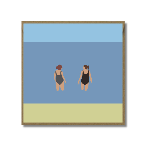 Chats In The Sea Greetings Card by Fiddy + Mabel - Jaro Design Studio - 1 Chats In The Sea Greetings Card by Fiddy + Mabel