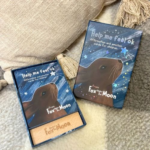 Fox Under The Moon - Children's Affirmation and Emotions Cards