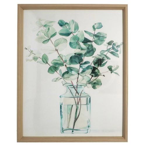 Gisela Graham Eucalyptus Vase Framed Print - Jaro Design Studio - 1 Gisela Graham Eucalyptus Vase Framed Print