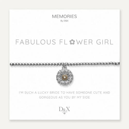 Memories Flower Girl Bracelet - Fabulous Flower Girl!