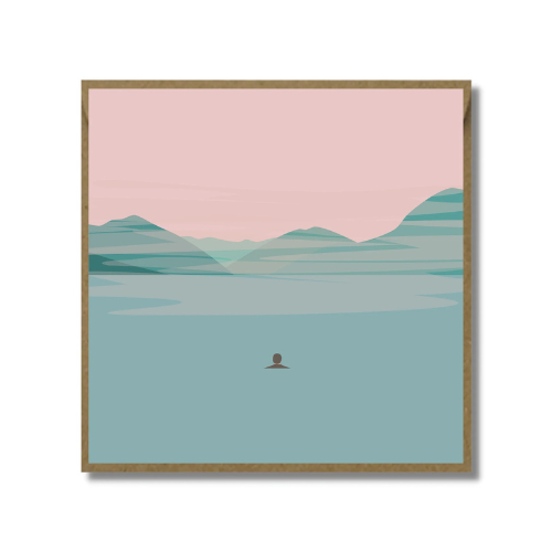 Misty Morning Greetings Card by Fiddy + Mabel - Jaro Design Studio - 1 Misty Morning Greetings Card by Fiddy + Mabel