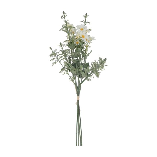 White Mini Daisy /Mixed Leaf Bunch - Jaro Design Studio - 1