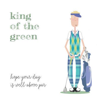 Pink Pig Cards – Golf King Of The Green