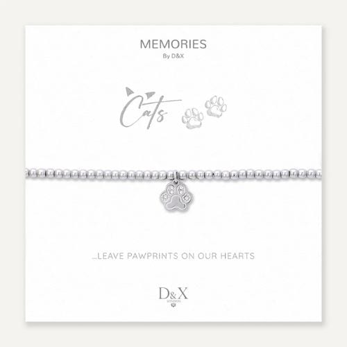 Memories Paw Print Bracelet – Cats