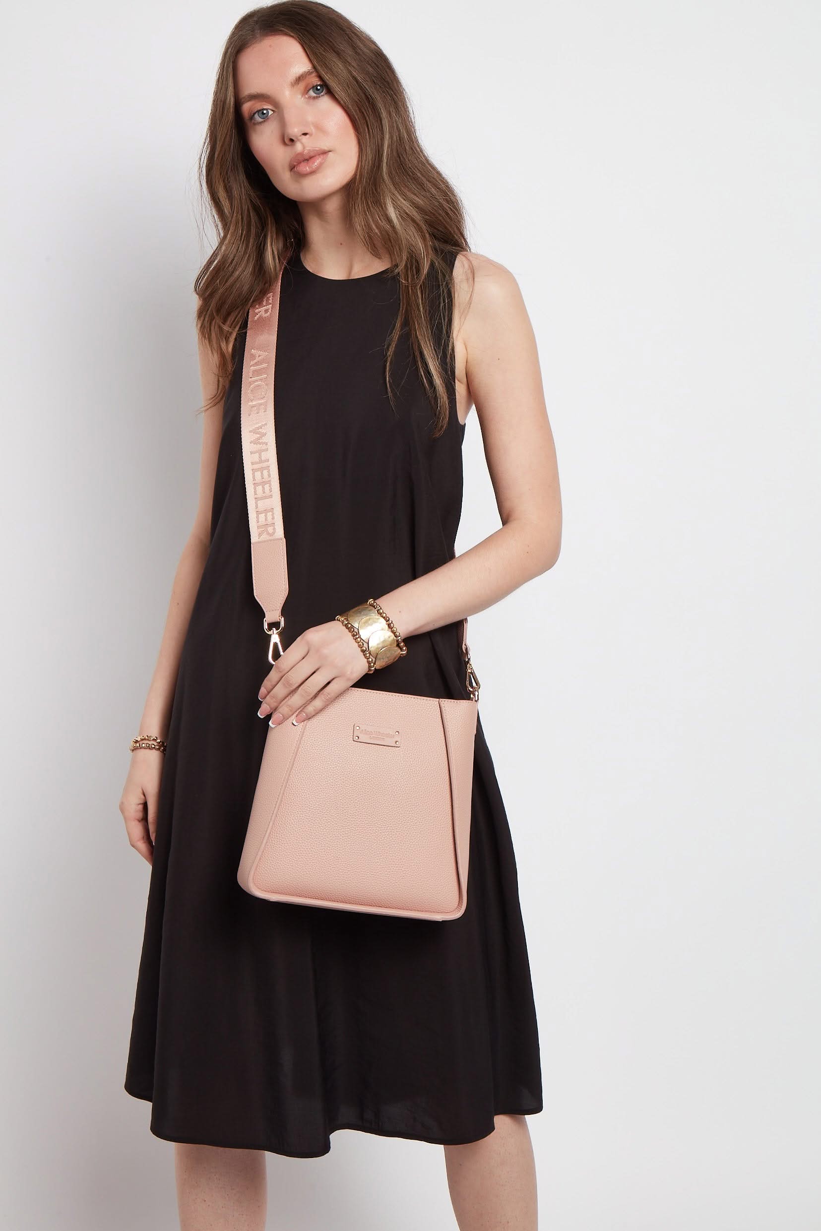 Alice Wheeler Pink Kensington Cross Body Bag - Jaro Design Studio - 3 Alice Wheeler Pink Kensington Cross Body Bag - Image 3