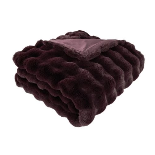 Malini Raffles Aubergine Throw