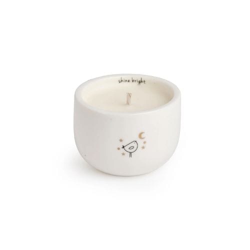 Belly Button Designs Shine Bright Ceramic Candle