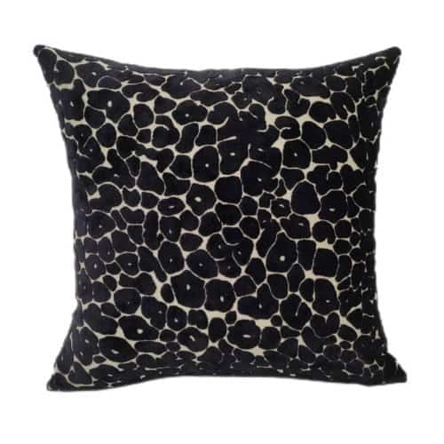 Malini Paul Moneypenny Spoton Black Large Cushion