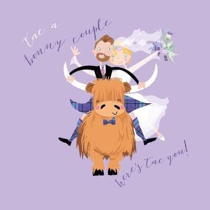 Pink Pig Cards - Wedding Cow