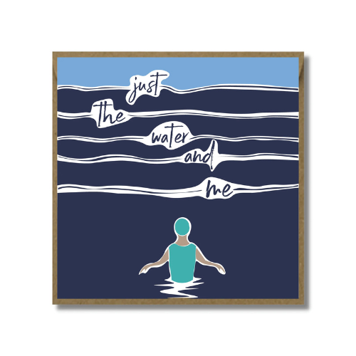 The Water And Me Greetings Card by Fiddy + Mabel - Jaro Design Studio - 1 The Water And Me Greetings Card by Fiddy + Mabel